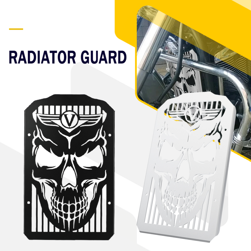 Protector de radiador de motocicleta, cubierta de protección de rejilla para KAWASAKI VULCAN 900 Vulcan900 Custom CLASSIC/LT VN900 2006-2024 2023 2022