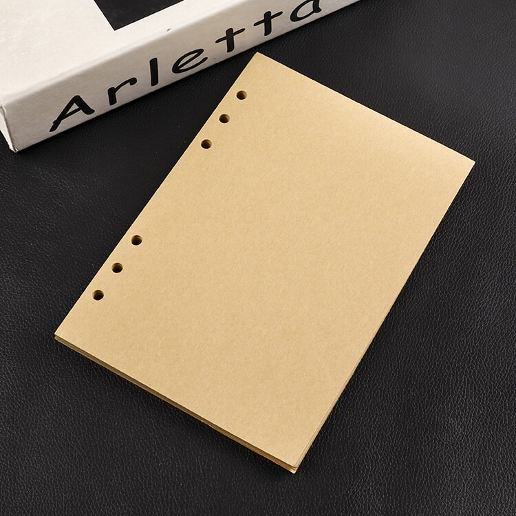 Cuaderno de hojas sueltas A4 B5 A5 A6 A7, recarga de carpeta en espiral, página interior, cuadrícula, línea en blanco, Agenda, Agenda, papelería escolar
