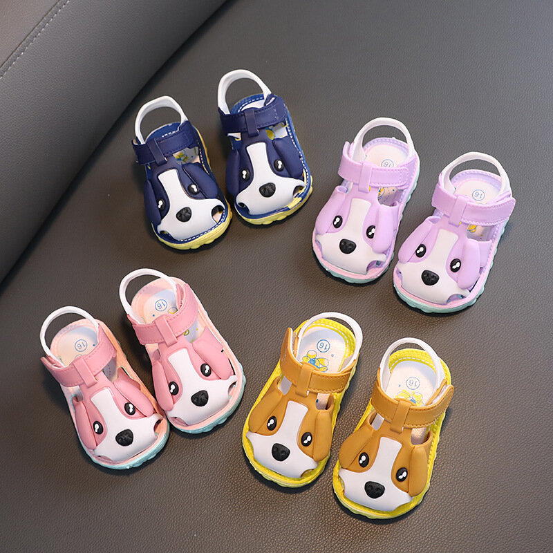 Сандалии sandaliasмультяшные детские, летняя прогулочная обувь для младенцев, домашняя обувь для девочек и мальчиков, пляжная обувь