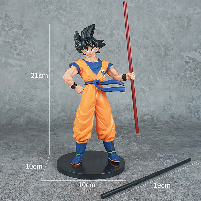 Dragon Ball Anime Figure 21cm Son Goku Action Figures PVC 20th Anniversary Collectibles Figurines Fan Gifts