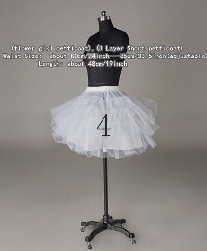 12 Styles Wedding Bridal Slips A-line Train Petticoat Hoop Short Skirt Crinoline Black Petticoat Dress for Waltz
