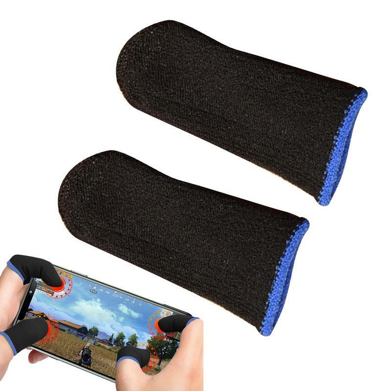 For Pubg Sweat Proof Non-Scratch Touch Screen Gaming Thumb Gloves Gaming Finger Sleeve Game Controller Sweatproof Gloves