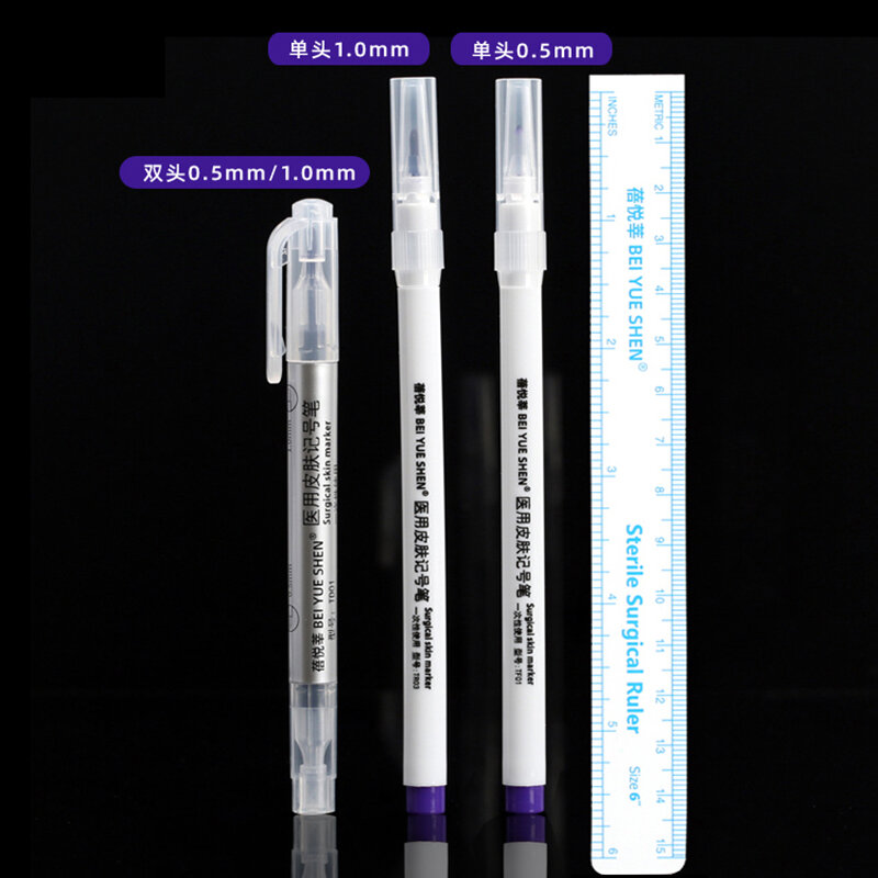 The Second Class Gamma Sterilization Skin Marker Line Pen Beauty Tattoo Micro Whole Mark Is Not Easy To Erase