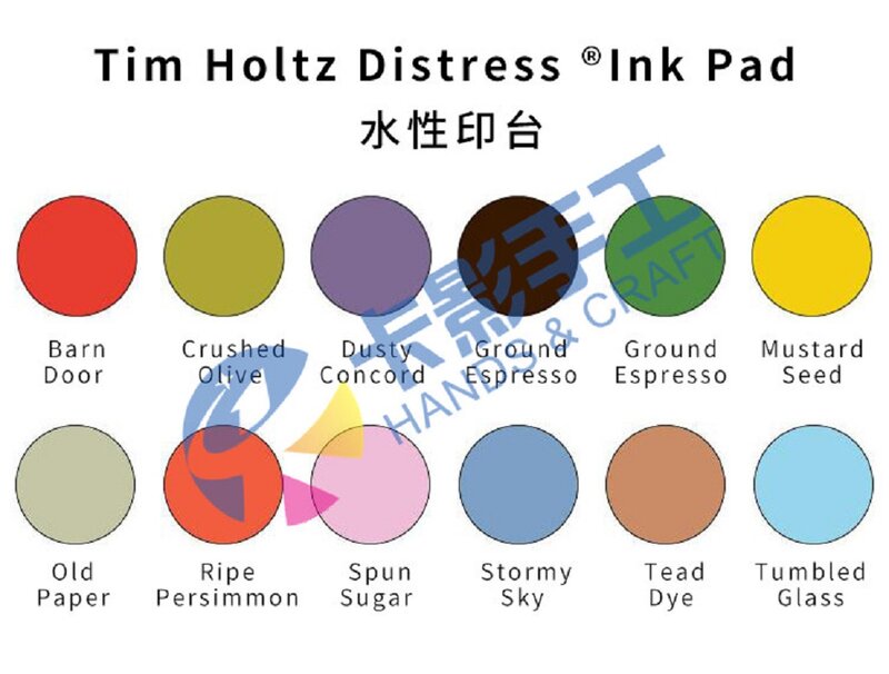 1PCS American original imported ranger Tim Holz distress ink retro old color water-based ink pad