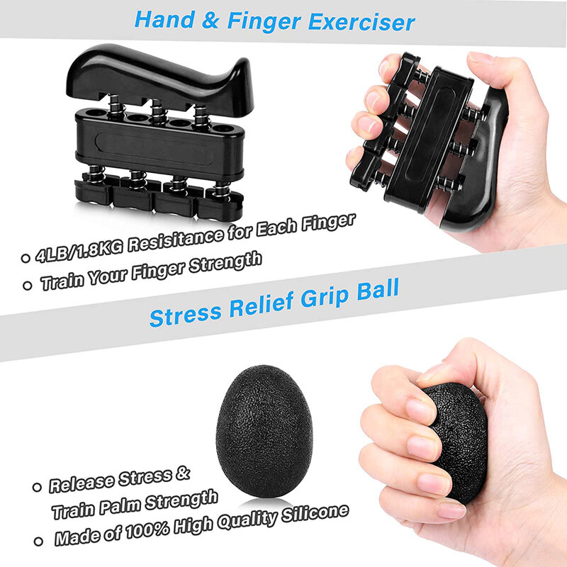 5-60Kg regolabile Heavy Hand Gripper Fitness Hand Exerciser Grip Wrist Training Finger Gripper Hand rinforzante per il paziente