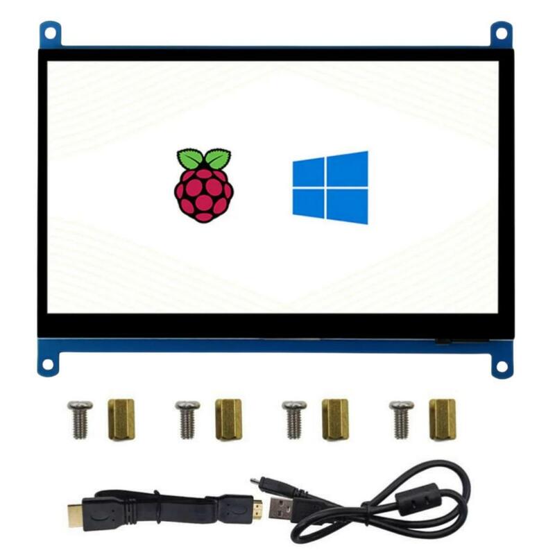 7นิ้วจอแสดงผล LCD HDMI 1024X600ความละเอียดหน้าจอสัมผัสแบบ Capacitive รองรับระบบสำหรับ Raspberry pi