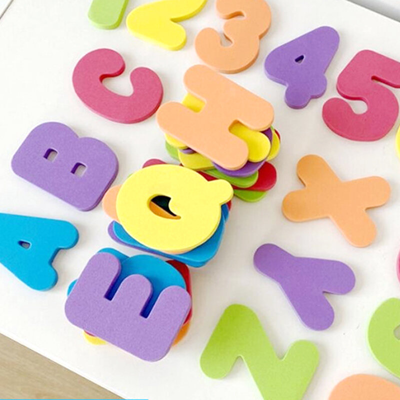 Mainan Mandi Puzzle Huruf untuk Anak-anak Mainan Belajar Pendidikan Dini Permainan Air Bayi untuk Anak-anak Mainan Mandi 2 Tahun untuk Kamar Mandi Anak