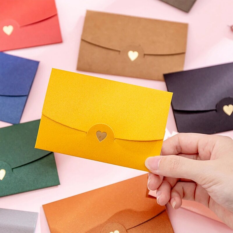 Envelope De Papel Romântico, Portátil, Vintage, Cerimônia De Casamento, Noivado, Cartões De Presente, Envelopes Acessórios