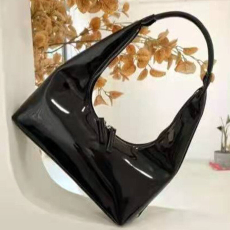Pojedyncze luksusowe błyszczące torebki na ramię modna torba pod pachami dla kobiet na co dzień wysokiej jakości Messenger wszechstronna moda Crossbody