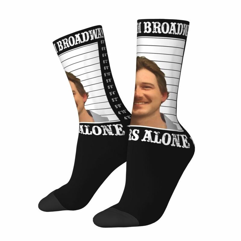 Морган Вален Апрель 2024 оставить их Бродвей стулья отдельные наряды мужские женские носки дышащие спортивные носки средней длины
