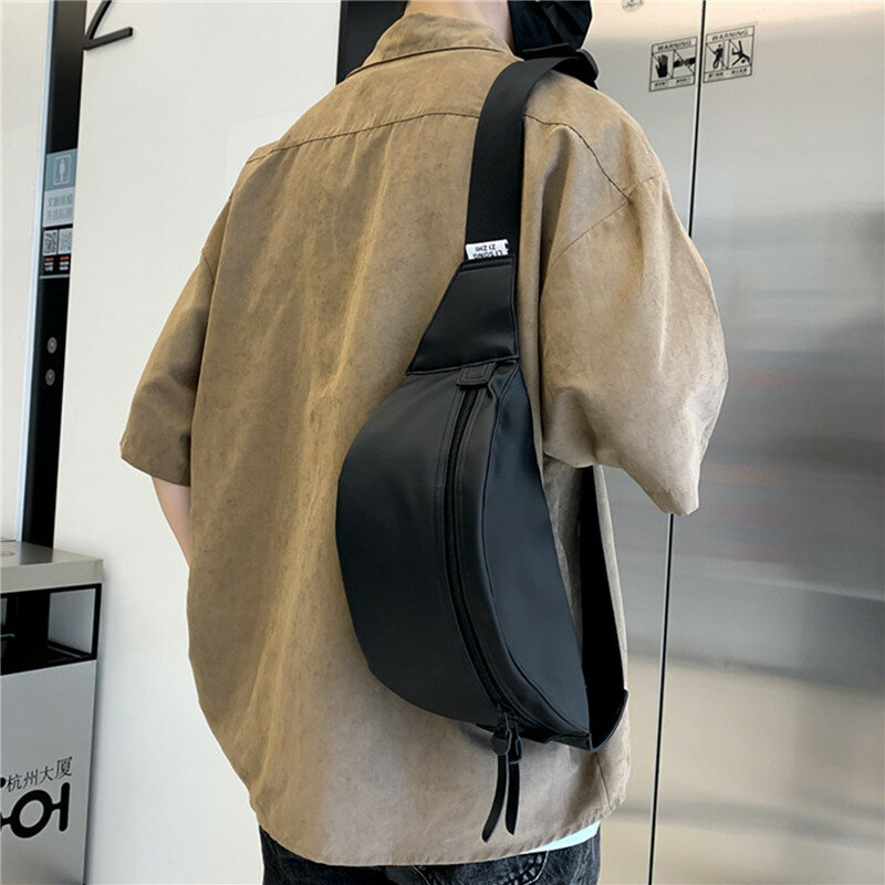 Fashion Chest bag PU Waist Bag Women Belt Bag Men Bum Bag Travel Purse Phone Pouch Pocket Fashion Travel Shoulder Purse