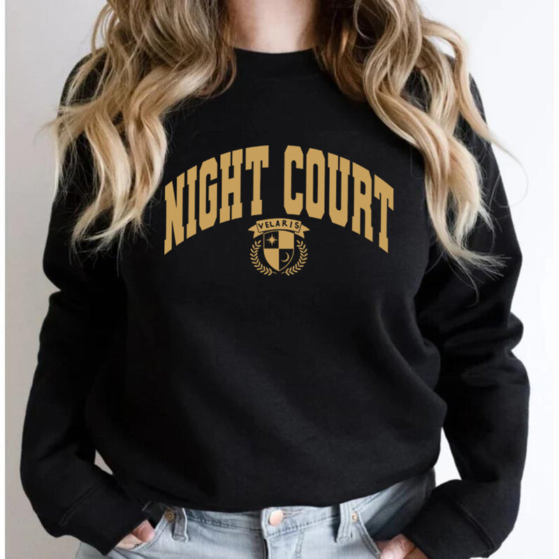 Die Nacht Gericht Sweatshirt Velaris Sweatshirts Acotar Hoodie Frauen Kleidung Stadt von Starlight Pullover SJM Merch Pullover Tops