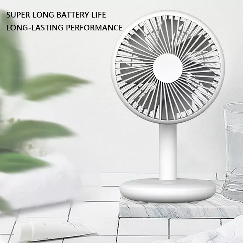 For Rechargeable Air Home Office Camping1200mAh Portable Desktop Fan USB Cooling Fan Low Noise Sumemer Wireless Electric Fan