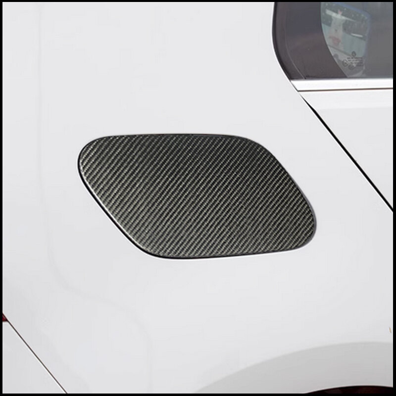Carbon Fiber Fuel Tank Cap, Tampa de óleo, Filler Flap Lid, Car Styling para Volkswagen VW Golf 7, MK7, MK7.5, 2014-2018, Auto Acessórios