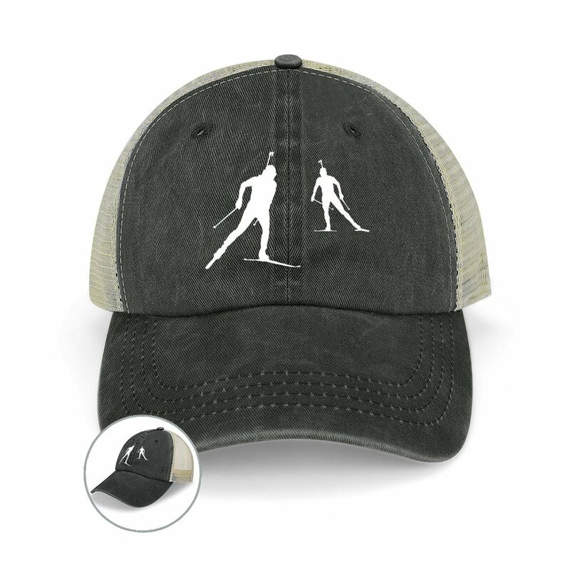 قبعة رعاة البقر للنساء والرجال في العمل ، قبعة التزلج عبر البلاد ، قبعات الغولف لطيف ، امرأة