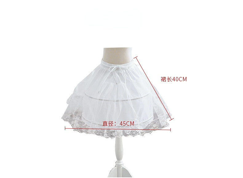 Girls' Petticoat Half Slip Flower Girl Crinoline Skirt Dressever Girls' Petticoat Half Slip Flower Girl Crinoline Skirt