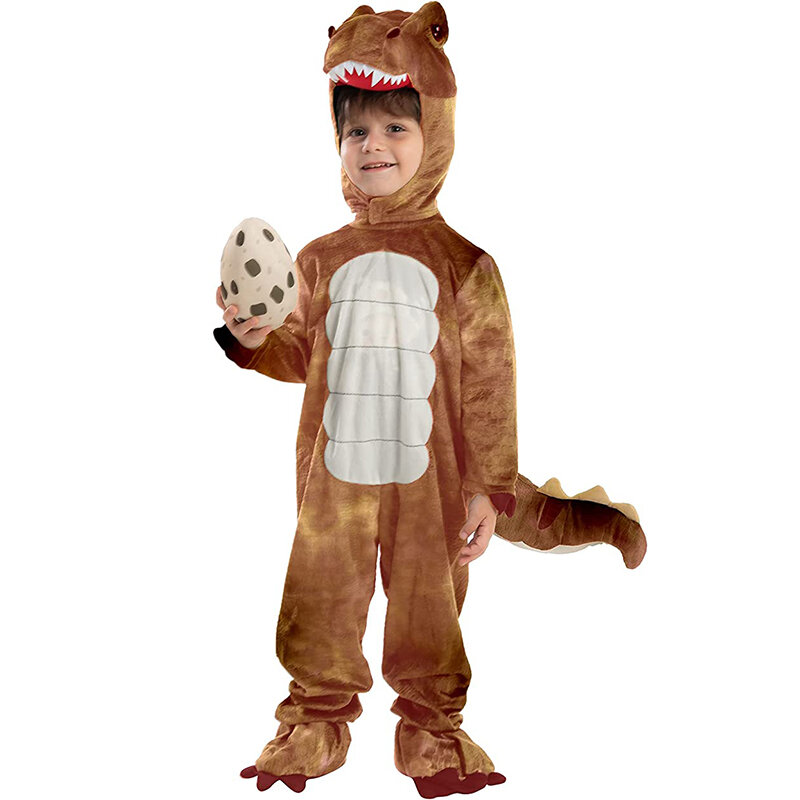 لطيف الاطفال هالوين زي الأولاد طفل للجنسين T-rex زي واقعي