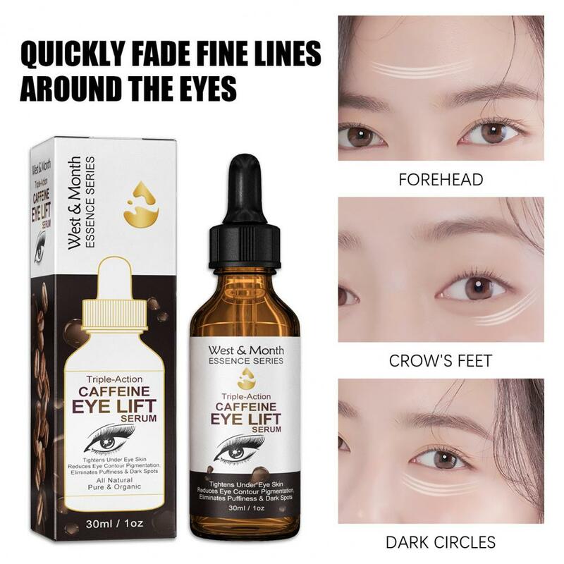 Wide Application 30ml Functional Caffeine Eye Essence Essential Oil Universal Eye Care Serum Quick Absorb   for Girls