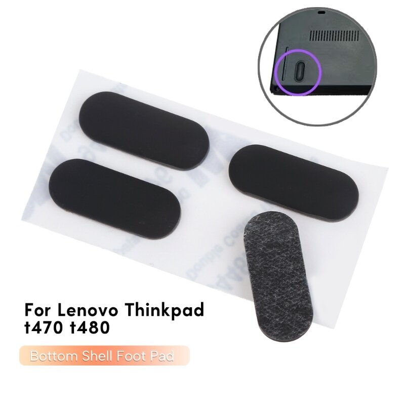 4Pcs/set Replacement Rubber Bottom Feet Foot Cover for Thinkpad T470 T480 Dropship