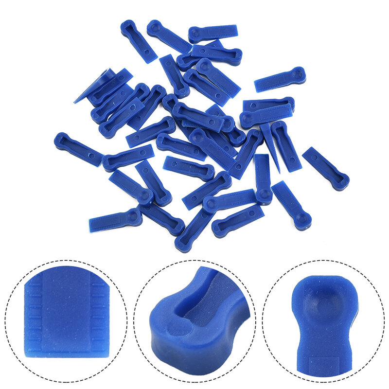 100Pcs Plastic Tile Spacers Reusable Positioning Clips Wall Flooring Tiling Tool Good Toughness Good Tensile Force Non-toxic