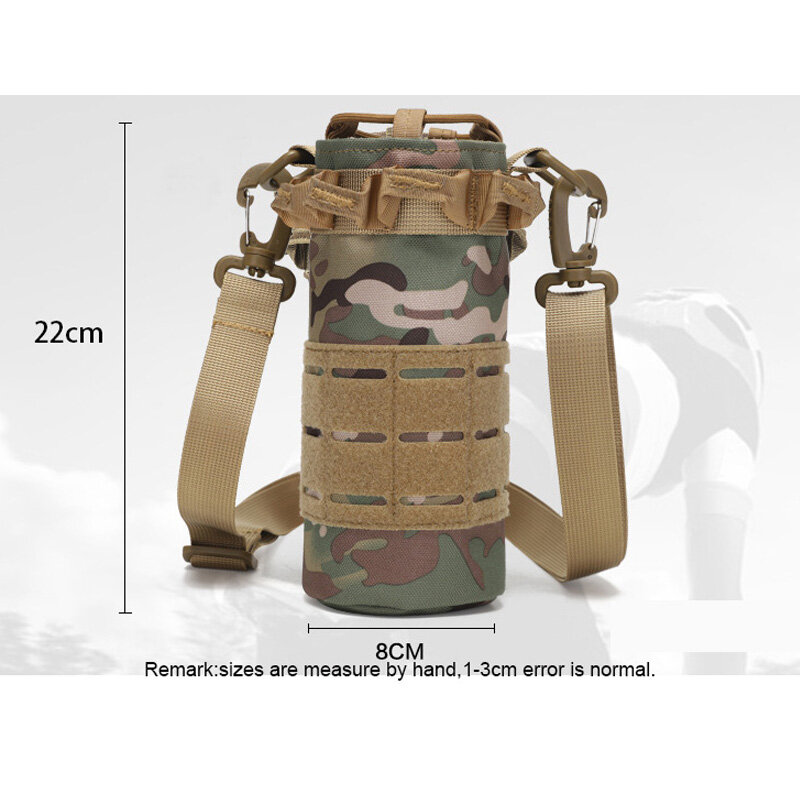 2023 Convenient Outdoor Cycling Waterproof and Durable Molle Water Bottle Waistpack Tactical Fashion Shoulder Bag High Quality