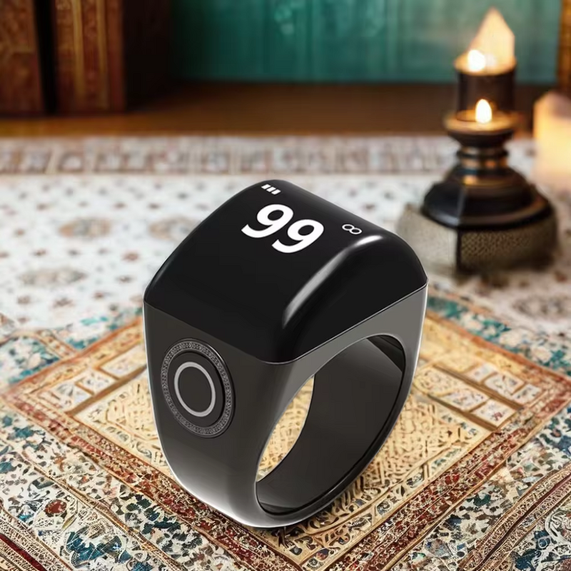 Anillo inteligente QB702lite, contador de anillos con conexión Bluetooth, regalo de Ramadán musulmán, Zikr