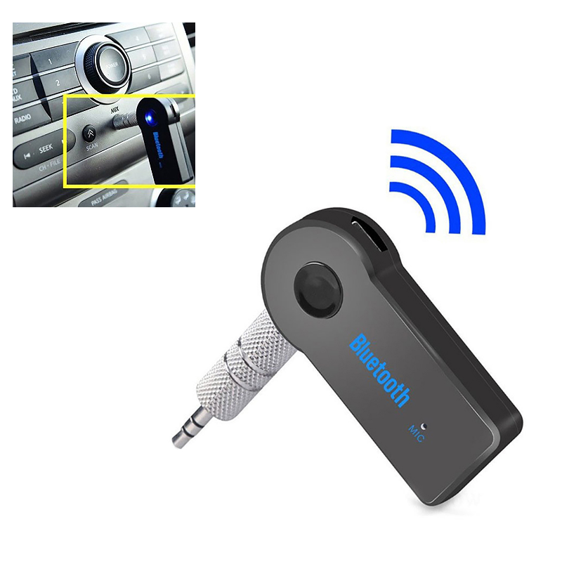 Receptor inalámbrico con Bluetooth 5,0, adaptador transmisor con conector de 3,5mm para música de coche, Audio, Aux, A2dp, auriculares, manos libres
