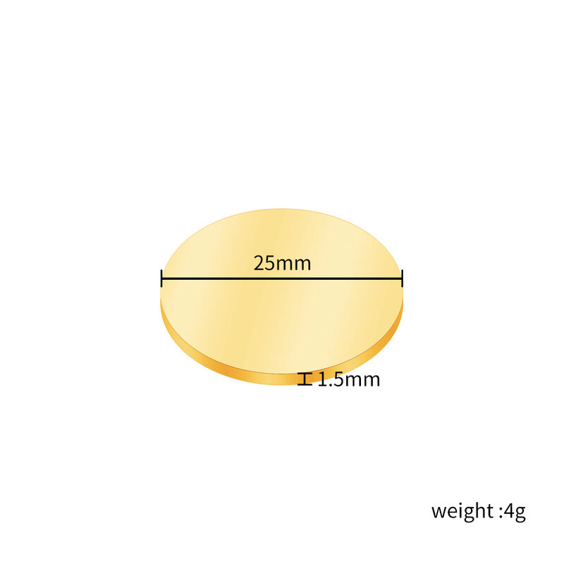 30 stücke 6mm 8mm 10mm 14mm 15mm 20mm 25mm 30mm 38mm- Laser Gravierte Runde Disc Logo Disc Edelstahl Runde Charme ohne loch