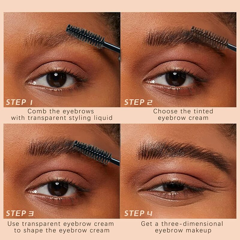 Eyebrow Dye Enhancer ครีม Brow Styling สบู่ Liquid Eyebrow ยาวนาน3D ป่า Eyebrow Gel สำหรับผู้หญิงแต่งหน้าชุด brow Sculpt