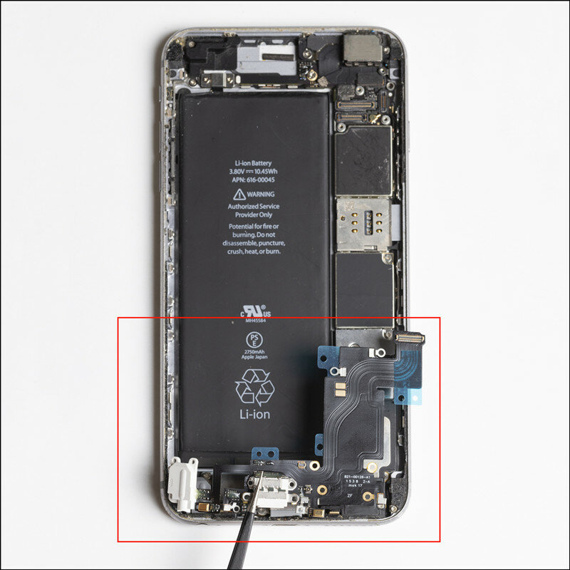Alideao-cavo flessibile di ricarica per iPhone SE 2020 se 2022, connettore di ricarica, riparazione porta di ricarica USB, sostituzione parte dock chargr, 1 pz