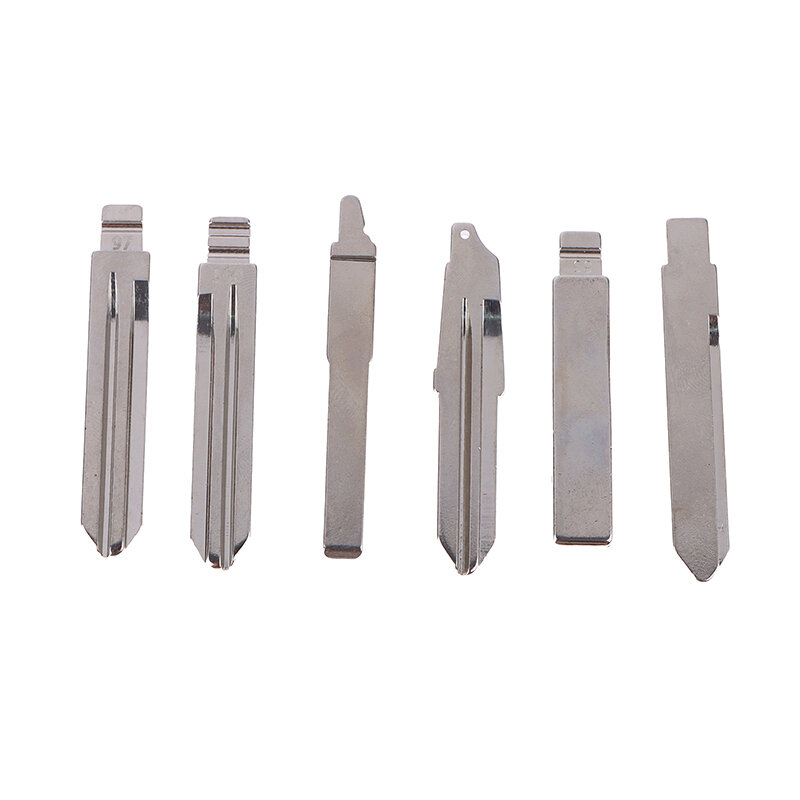 Substituição Flip remoto Car Key Blade, Metal Key Blade, Uncut em branco, Acessórios Automóveis, 96-101, 1pc