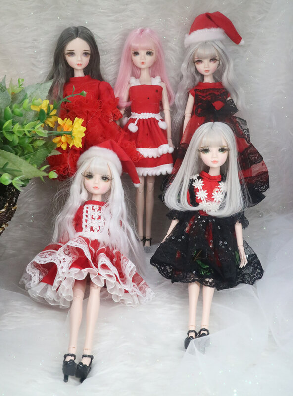 1/6 28cm Blyth Doll Joint Body Fashion Girl Dolls Handmade Bjd Doll Set completo 14 bambola snodata giocattoli per bambini per regalo ragazza