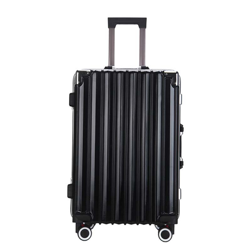 Quadro de alumínio viagem malas roda universal trole caixa de computador trole bagagem saco de viagem de negócios masculino 10 kg malas