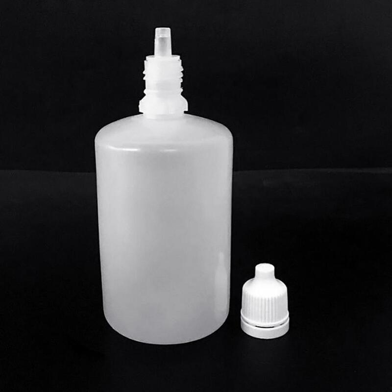 100ml Mini Empty Plastic Squeezable Liquid Dropper Eye Drops Refillable Bottle
