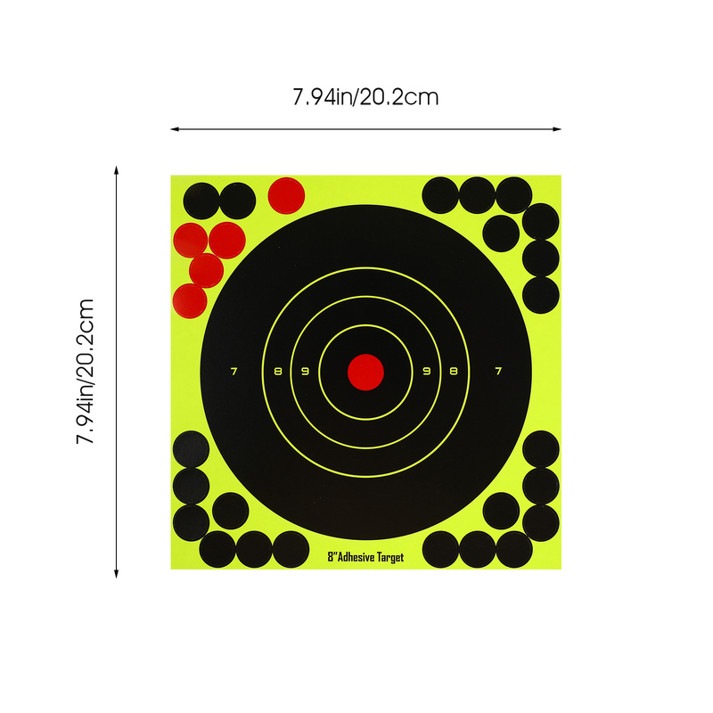30 pezzi di carta Target per giochi adesivi rotondi bersagli Circle Splatter adesivi autoadesivi in Pvc