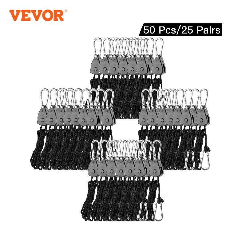 VEVOR 4-98 قطعة 6 أقدام طويلة الثقيلة قابل للتعديل حبل كليب شماعات ل تنمو ضوء عدة معلقة اسئلة زورق القوس ستيرن التعادل أسفل