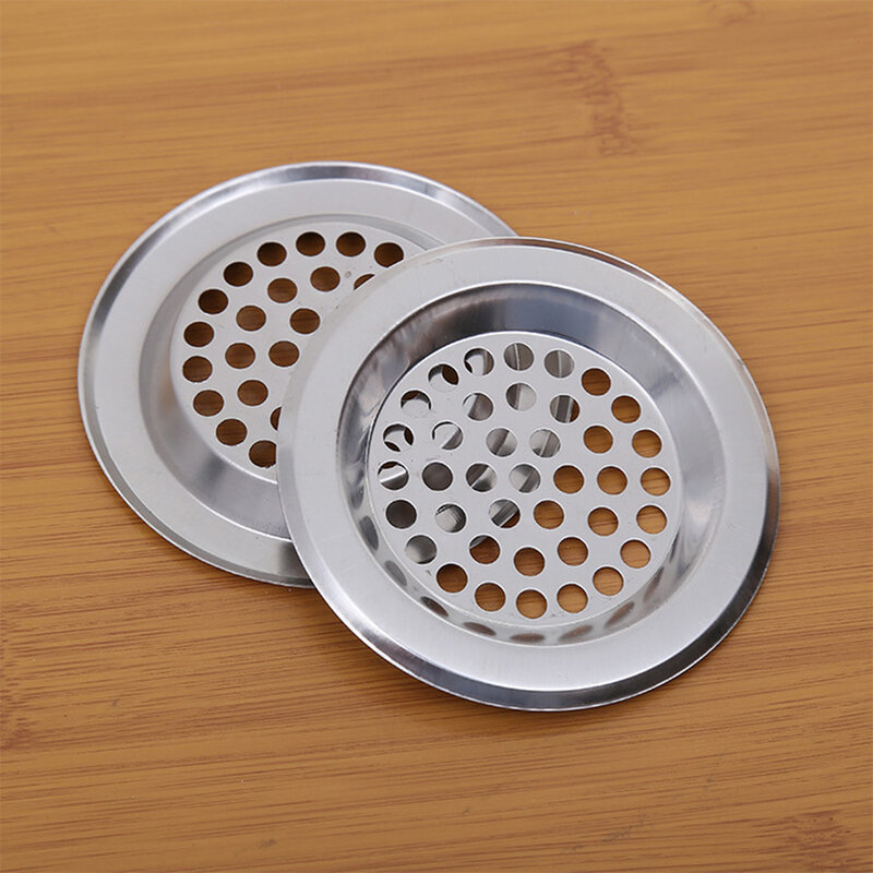 Сетчатый фильтр для кухонной раковины, фильтр из нержавеющей стали для раковины в ванную комнату, сито для отверстий в сливе, ловушка для отходов, 60/75 мм