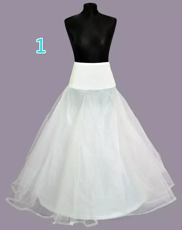 Vestido de novia de boda, enagua, aros, bajo la falda, crinolina, cintura REGULAR