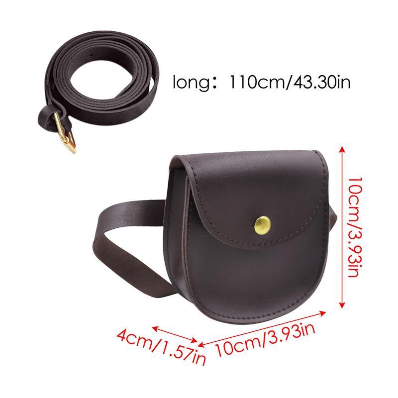 Mini Fanny Pack PU Leather Shoulder Purse Wallet Purse Waist Bag Crossbody Purse Crossbody Fanny Pack With Adjustable Strap