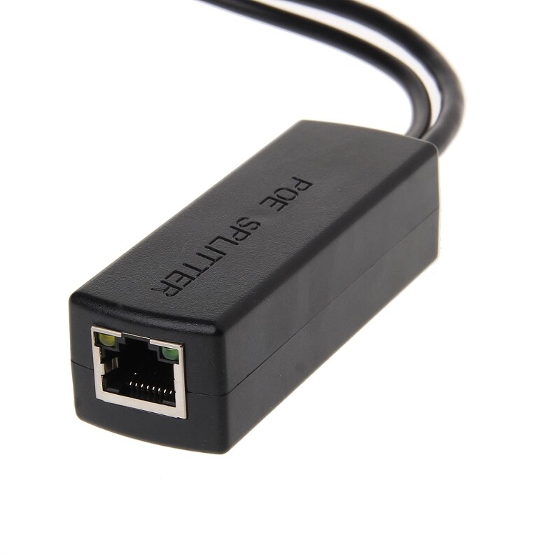 10/100M IEEE802.3at/af Power Over Ethernet PoE Splitter Adapter For IP Camera 80x27x22mm/3.15x1.06x0.87in