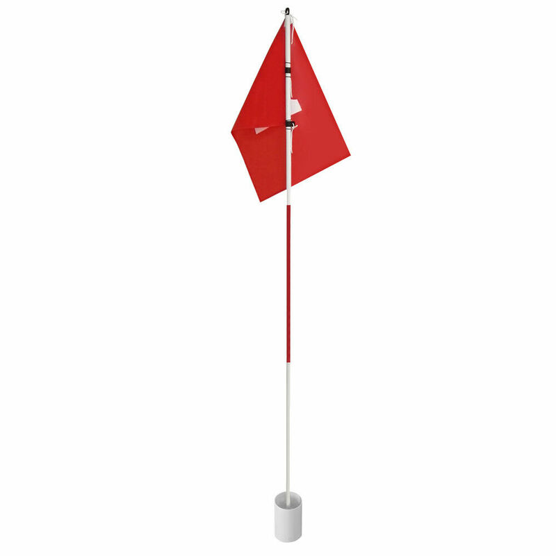 ポータブル練習ゴルフホールで緑色の旗/カップ裏庭ゴルフ旗竿スティック付き