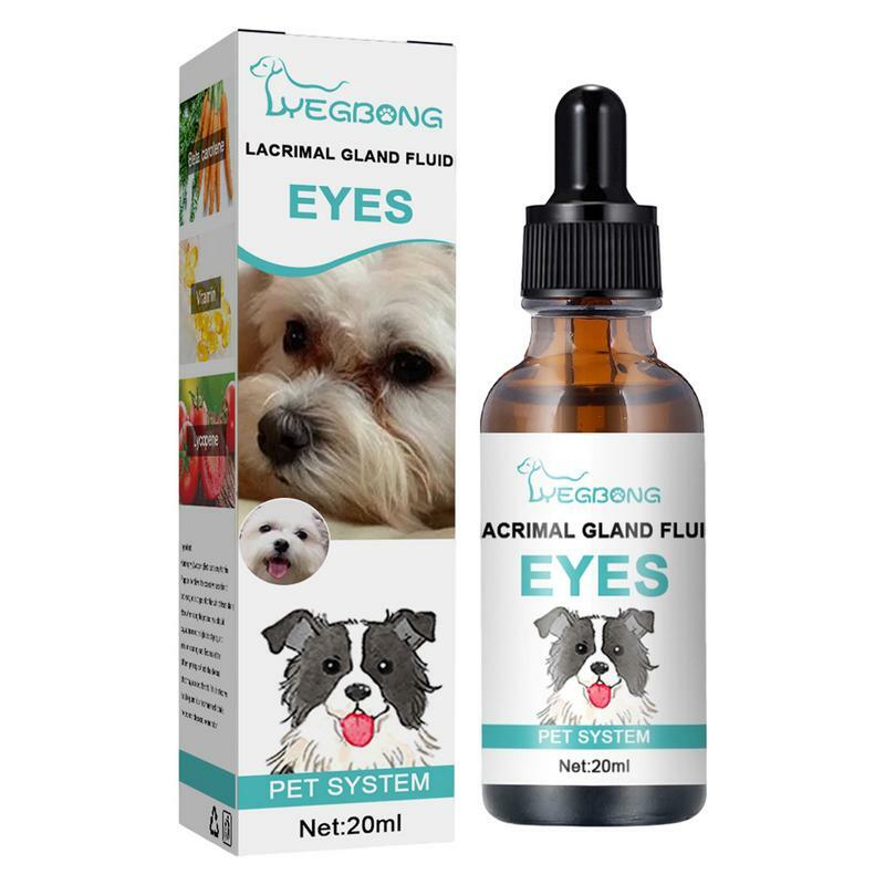 20ml Tränen fleckent ferner für Hunde waschen Haustier Augentropfen Augen gummi reiniger Tränen drüse Flüssigkeit sichere Wirkung Haustier bedarf