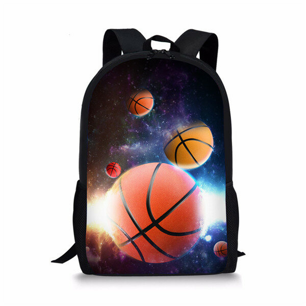 Bolsa de ombro multifuncional para crianças, mochilas escolares, mochila de basquete, material escolar para crianças