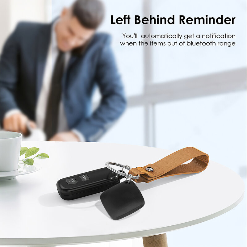 Mini Smart Tracker Works with IOS Find My APP Smart Tag Key Finder Anti-Lost Tracking Device Bluetooth-compatible for IOS System