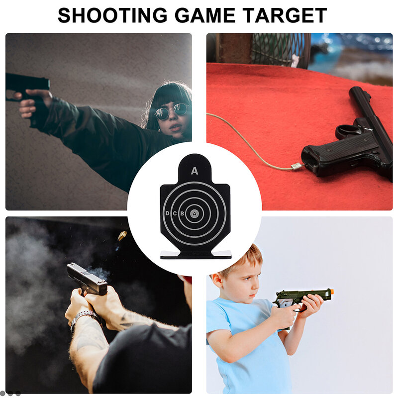 أهداف قابلة الطباعة لإطلاق النار في الهواء الطلق ، نطاق صورة ظلية ، صندوقين من الأهداف