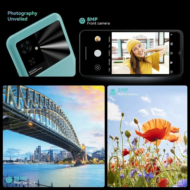 Cubot Note 21 Smartphone Android 13 12GB + 128GB Octa-core 6.56 pollici 90Hz schermo 50MP fotocamera 5200mAh Face ID 4G Smartphone economici
