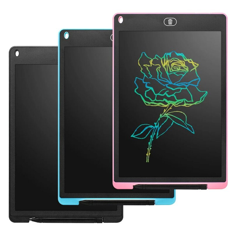Tablet gambar LCD 6.5 inci 8.5 inci untuk anak-anak, mainan alat melukis papan tulis elektronik hadiah mainan edukasi anak laki-laki