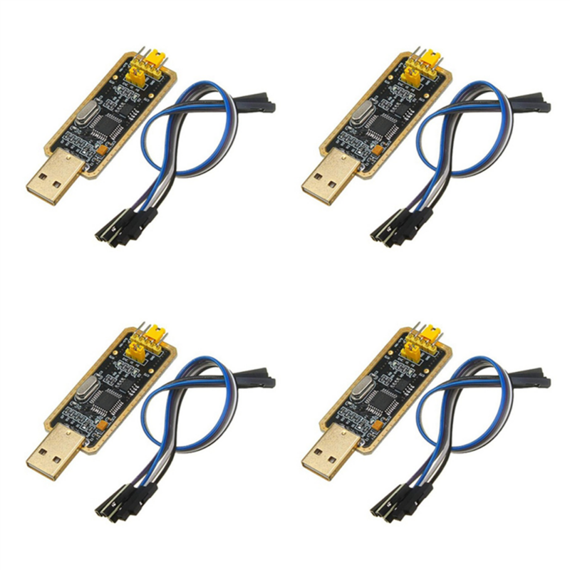 Arduino用のシリアルアダプターモジュール、ダウンロードケーブルジャンパー、USB 2.0からttl、ft232、ft232bl、ft232rl、win10、4個