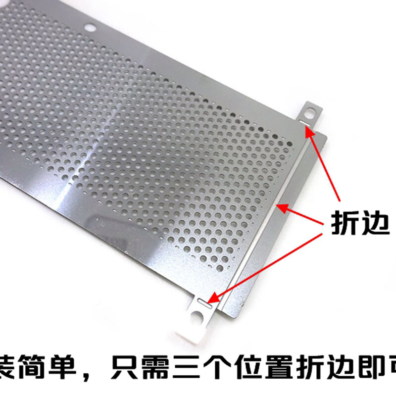 Metal Simulation Skid Plate Cover Plate for 1/14 Tamiya RC Truck Trailer Tipper King Global Route 56301 56304 Car Diy Parts