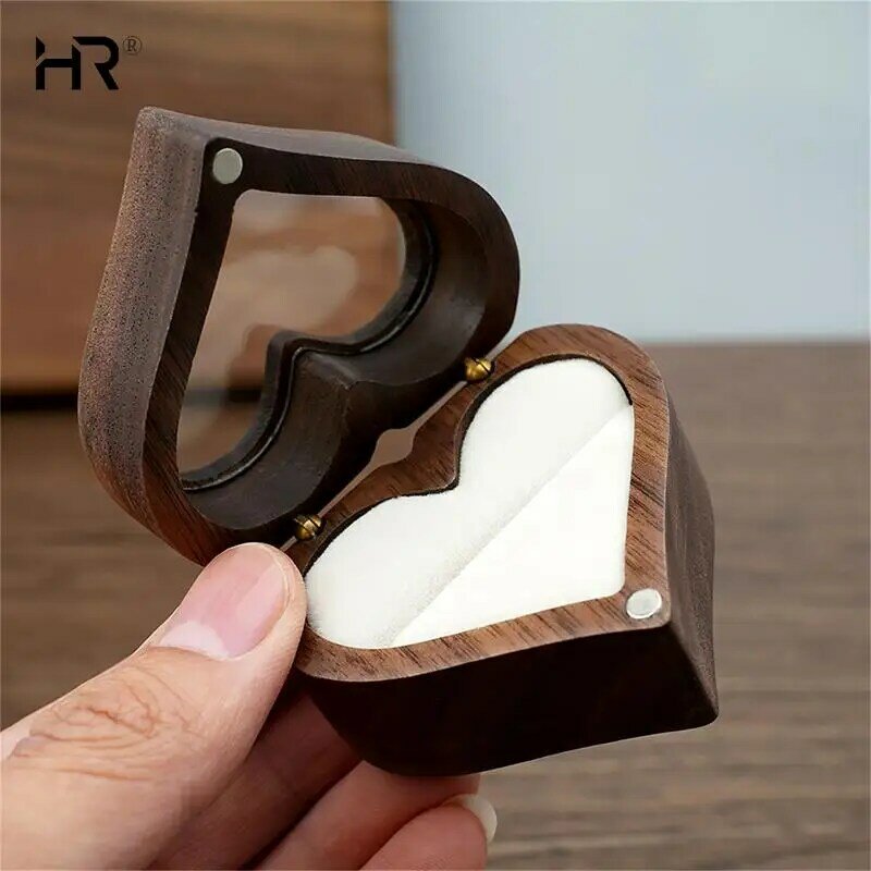 Wooden Jewelry Box Jewelry Box Large Capacity Travel Storage Box Earring Ring Storage Ladies Gift Storage Gifts Bead Case